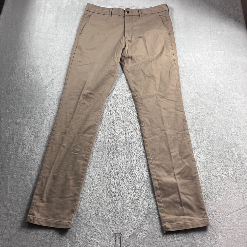 Perk Feel Good Chinos Mens 31x32 Slim Fit Stretch Khaki Tan Pants